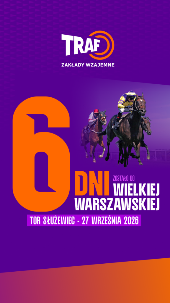 Grafika promująca Wielką Warszawską 2026 – 131 lat historii gonitwy